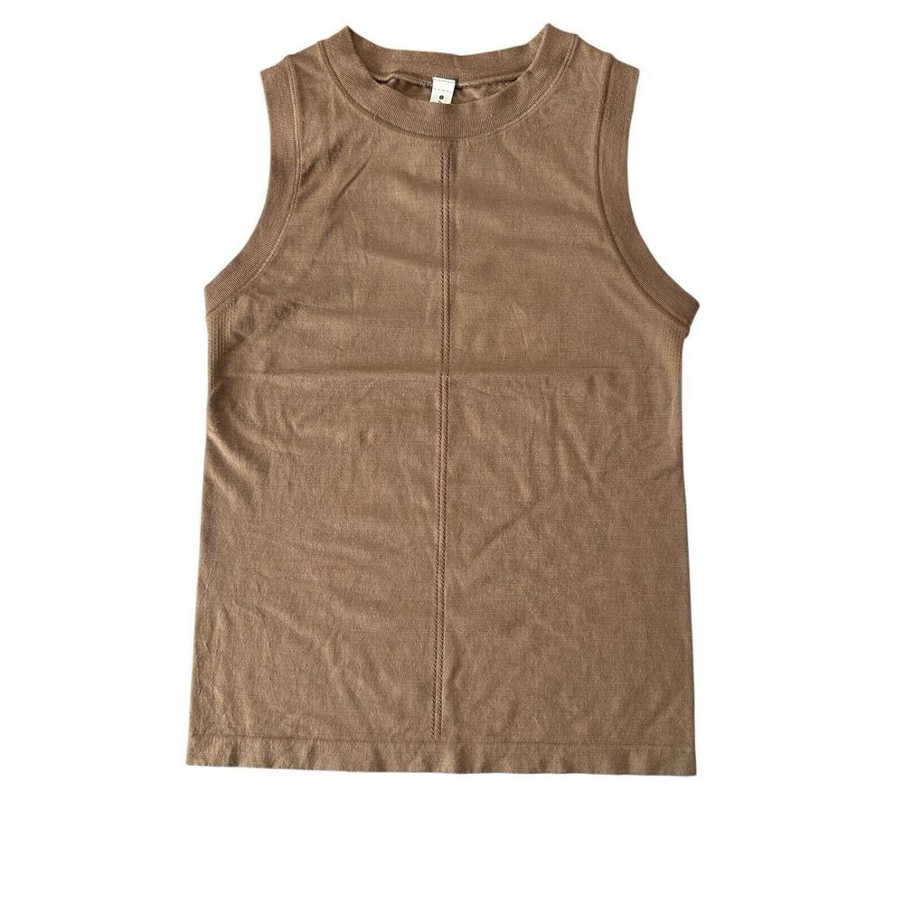 Athleta Tank Top Women XXS Brown Workout Running Athleisure Gym Outdoor Stretch